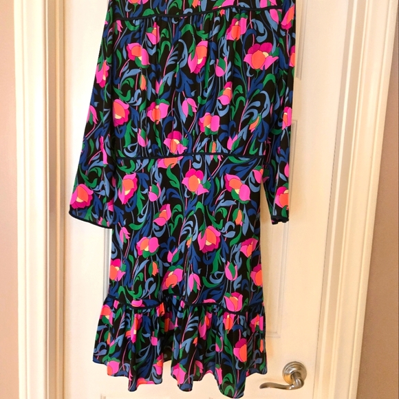 Kate Spade Floral V-Neck Dress - Picture 2 of 3